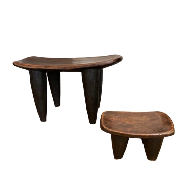 Tabouret Senoufo en bois – Image 3