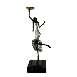 Jeune danseuse, lampe de table en bronze