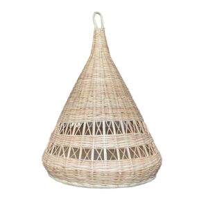 Suspension en osier naturel