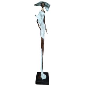 Femme élancée Magnifique By ISO contemporain en bronze massif