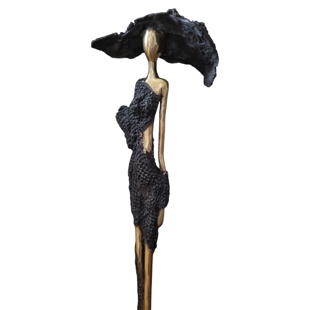 Femme élancée Magnifique By ISO contemporain en bronze massif – Image 4