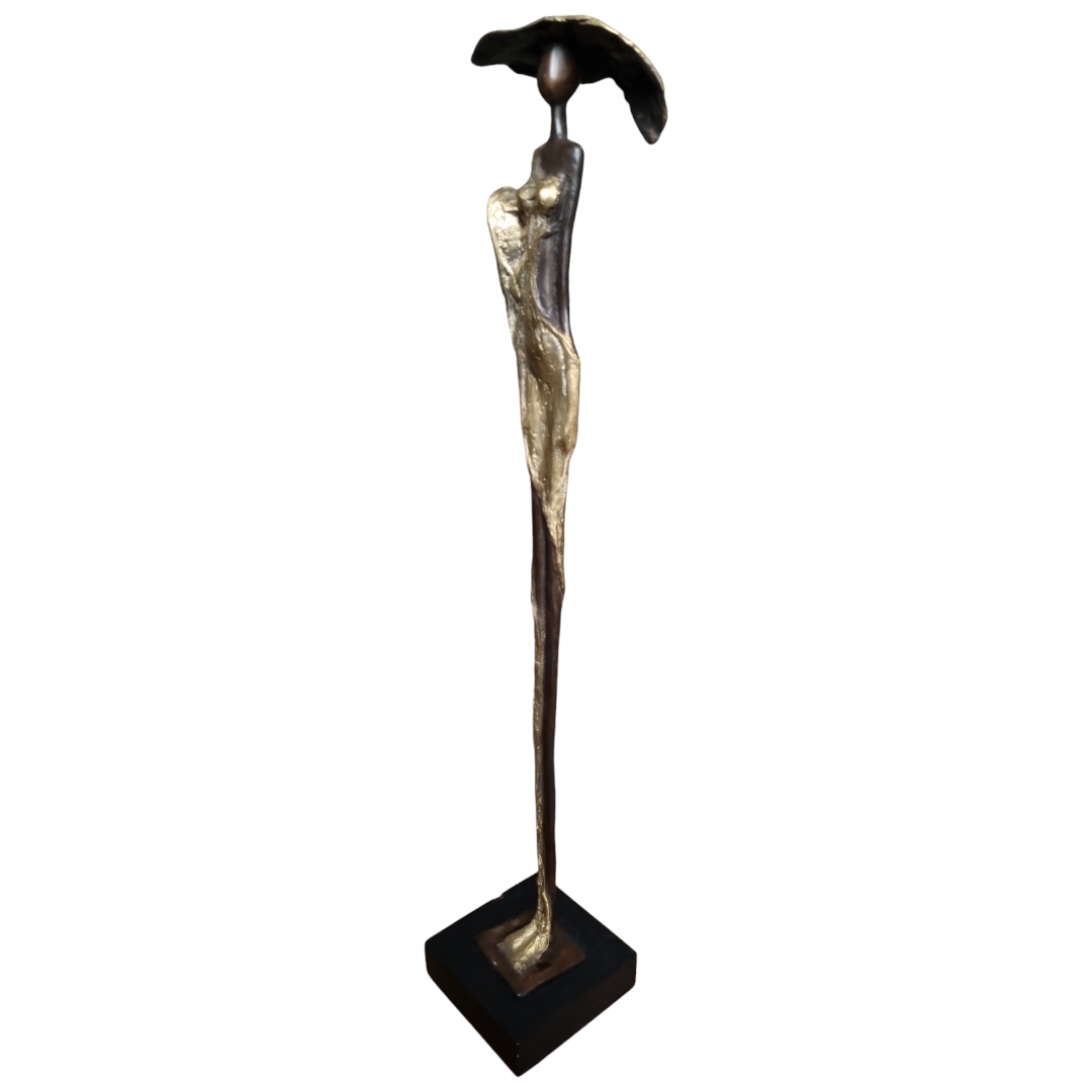 Femme élancée Magnifique By ISO contemporain en bronze massif – Image 7