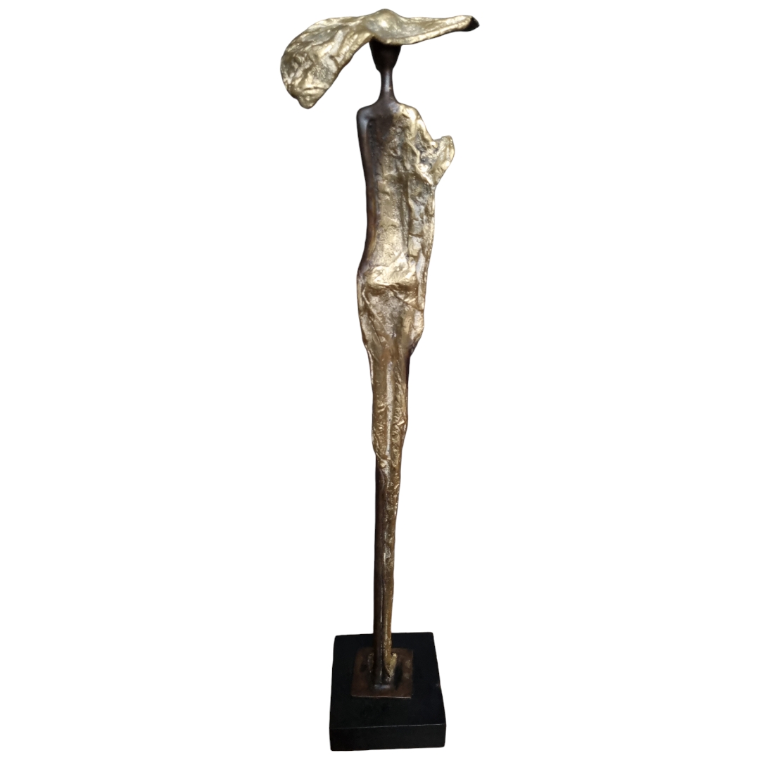 Femme élancée Magnifique By ISO contemporain en bronze massif – Image 9