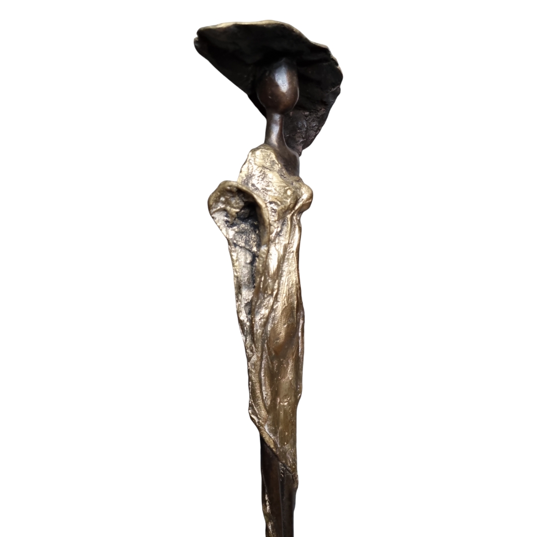 Femme élancée Magnifique By ISO contemporain en bronze massif – Image 5