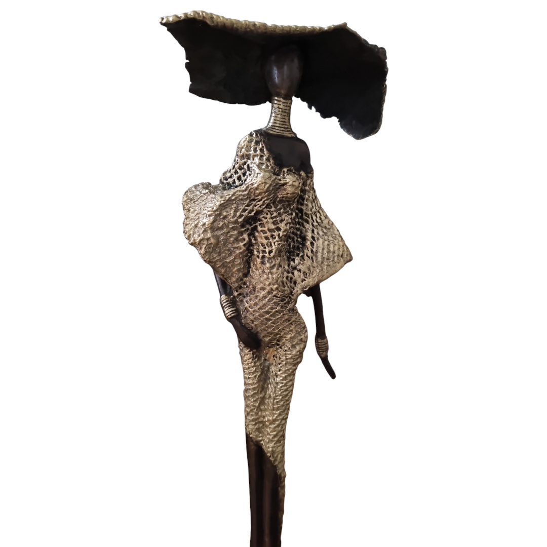 Femme élancée Magnifique By ISO contemporain en bronze massif – Image 3