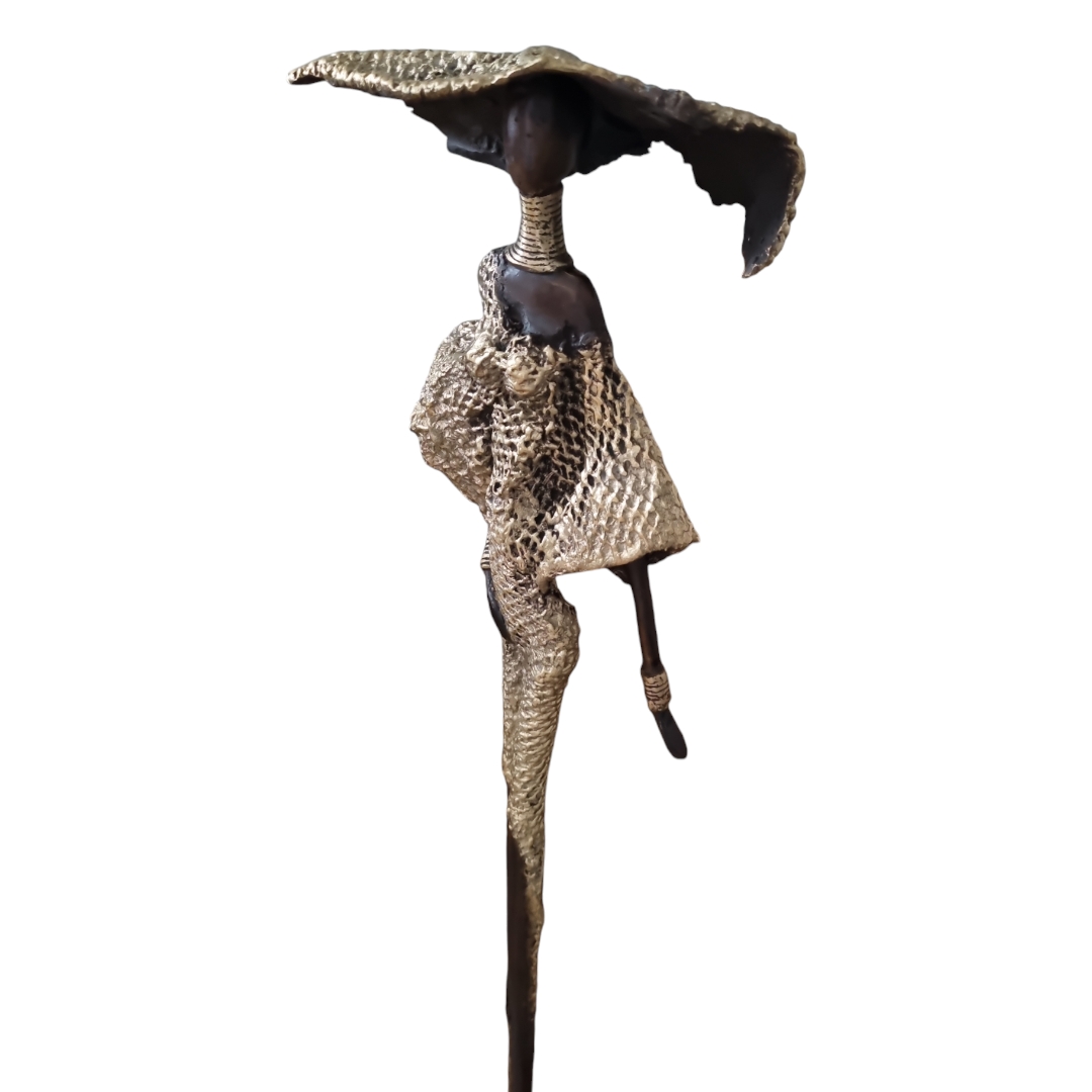 Femme élancée Magnifique By ISO contemporain en bronze massif – Image 4