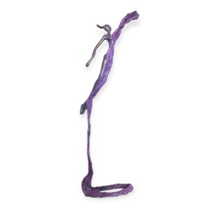 Statuette Artisanale en Bronze – Grande gymnaste