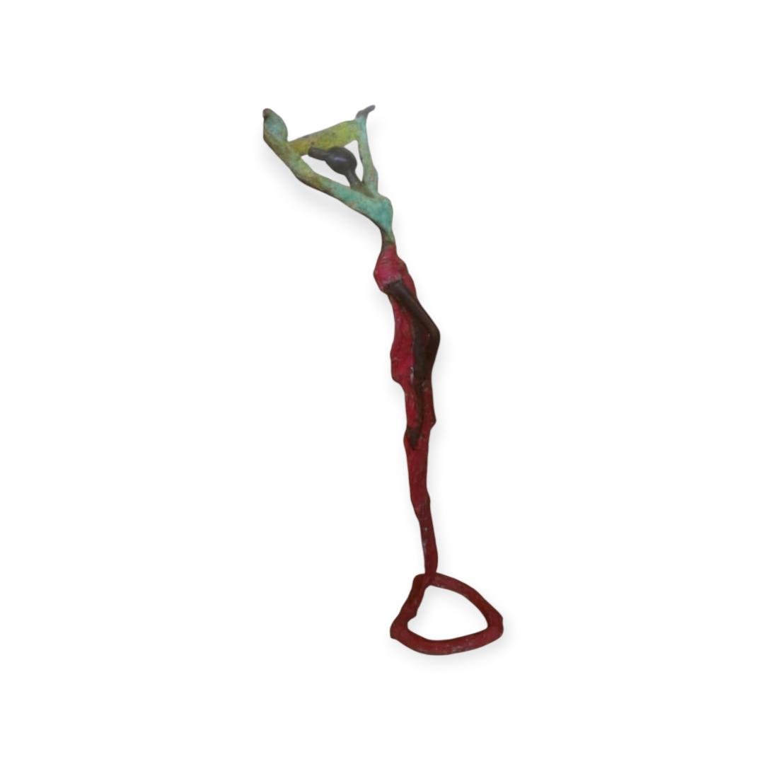 Statuette Artisanale en Bronze – Grande gymnaste – Image 6