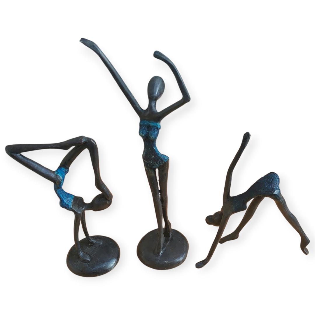 Statuette Artisanale en Bronze – Gymnaste – Image 3