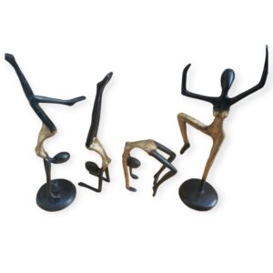 Statuette Artisanale en Bronze – Gymnaste