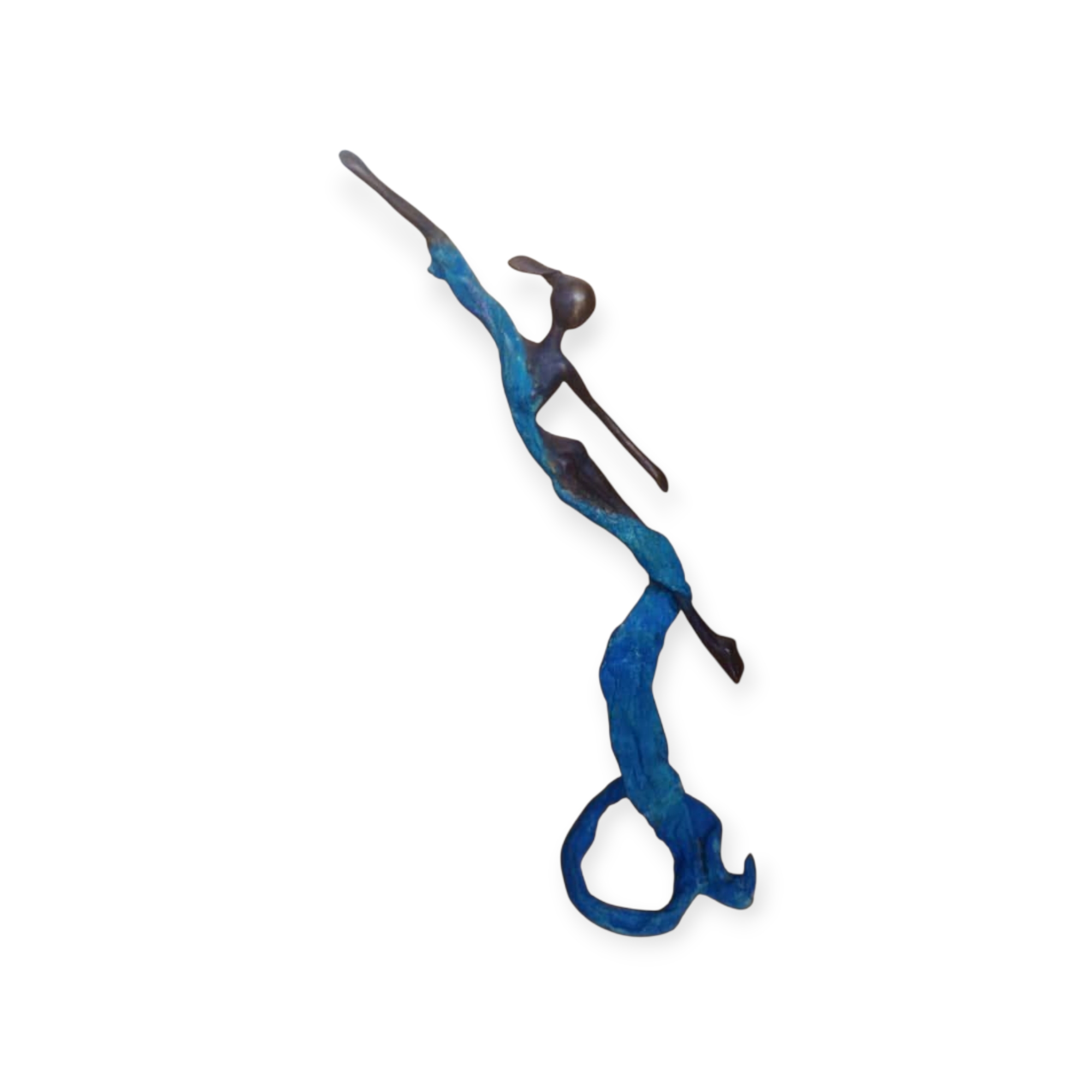 Statuette Artisanale en Bronze – Grande gymnaste – Image 2